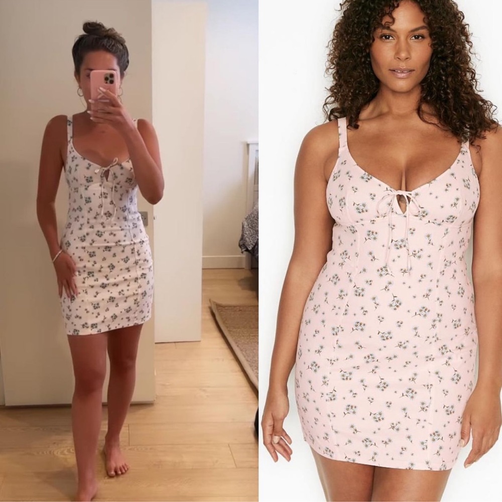 Pink Victoria’s Secret mini dress